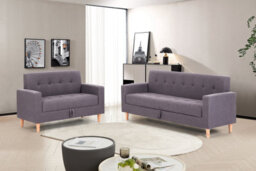 Mattress Guru Modern Smart Sofa In A Box, Taupe Fabric Sofa With Hidden Storage - 2 Seater - thumbnail 5
