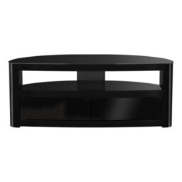 "Avf Affinity Burghley 1.25M Curved Tv Stand, For Tvs Up To 65"" - Black" - thumbnail 4