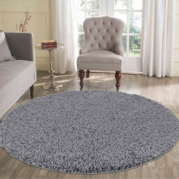 Desire Rugs Plain Living Room Shaggy Area Rugs Dark Grey 120X170 Cm - thumbnail 6