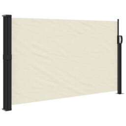 Berkfield Retractable Side Awning Cream 120X600 Cm - thumbnail 2