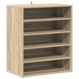 Vidaxl Shoe Cabinet Sonoma Oak 60X35X70 Cm Engineered Wood - thumbnail 2