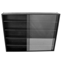 5Tier Wall Display Shelves Unit Cabinet  Adjustable Door Toy Car Model Storage - thumbnail 3