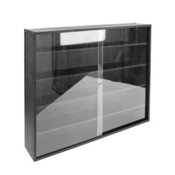 5Tier Wall Display Shelves Unit Cabinet  Adjustable Door Toy Car Model Storage - thumbnail 1