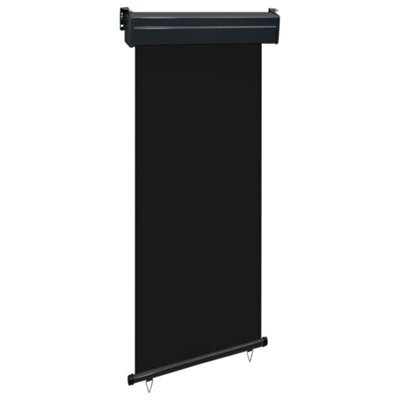 Berkfield Balcony Side Awning 80X250 Cm Black - image 1