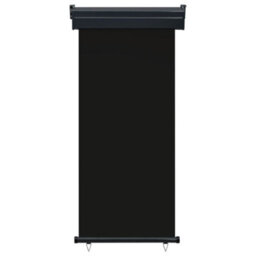 Berkfield Balcony Side Awning 80X250 Cm Black - thumbnail 2