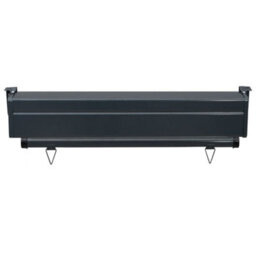 Berkfield Balcony Side Awning 80X250 Cm Black - thumbnail 6