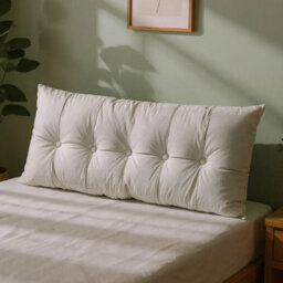 Living And Home Light Gray Washable Chenille Cushion Headboard Pillow, 150Cm W X 60Cm H