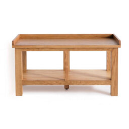 Surrey Oak Hallway Storage Bench With Baskets - Fully Assembled By Roseland Furniture - thumbnail 6
