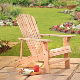 Garden Gear Garden Patio Wooden Adirondack Chair - thumbnail 1