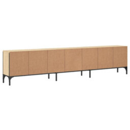 Walplus Tv Cabinet With Drawer Sonoma Oak 200X25X44 Cm Engineered Wood - thumbnail 8