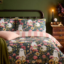 Furn. Bootanical Printed Reversible Duvet Cover Set, Multicolour, Double - thumbnail 3