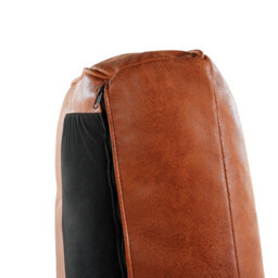 Beliani Armchair Vind Faux Leather Golden Brown - thumbnail 7