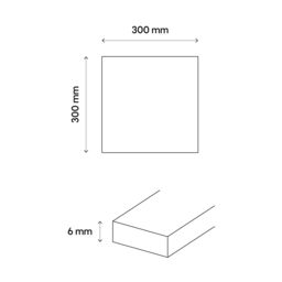 GoodHome Trentie White Polished Gloss Flat Ceramic Mosaic Tile Sheet, (L)300mm (W)300mm - thumbnail 8