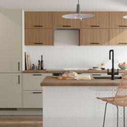 GoodHome Trentie White Polished Gloss Flat Ceramic Mosaic Tile Sheet, (L)300mm (W)300mm - thumbnail 6