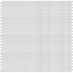 GoodHome Trentie White Polished Gloss Flat Ceramic Mosaic Tile Sheet, (L)300mm (W)300mm - thumbnail 4