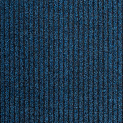 Super Magnum & Magnus Entrance Matting By Remland (Ribbed Blue & Black, 1M X 2M) - image 1
