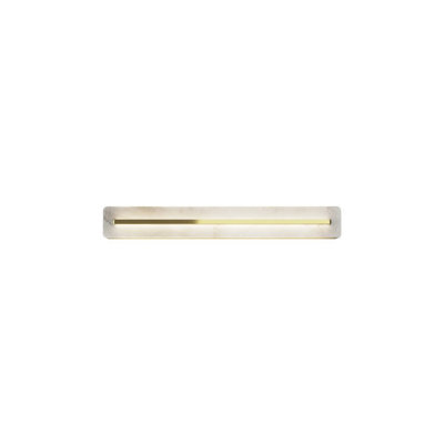 Luminosa Lighting Luminosa Albatre Modern 60Cm Integrated Led Wall Lamp Brass 3000K 250Lm White Shade - image 1