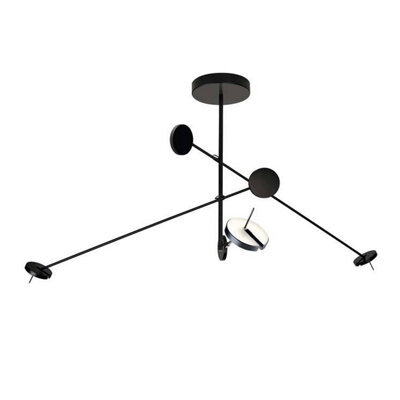 Luminosa Lighting Luminosa Invisible Led Ceiling Pendant Matt Black 2295Lm 2700K