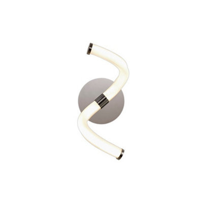 Luminosa Lighting Luminosa Nur Wall Lamp, 12W Led, 3000K, 900Lm, Ip20, Chrome - image 1