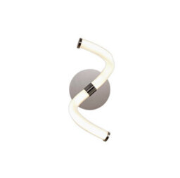 Luminosa Lighting Luminosa Nur Wall Lamp, 12W Led, 3000K, 900Lm, Ip20, Chrome
