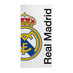 Real Madrid Cf Half Crest Beach Towel White (One Size)