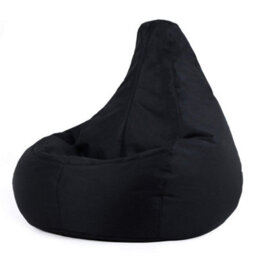 Icon Dalton High Back Adult Gaming Indoor Outdoor Bean Bag Chair, Black - thumbnail 4