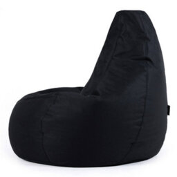 Icon Dalton High Back Adult Gaming Indoor Outdoor Bean Bag Chair, Black - thumbnail 5