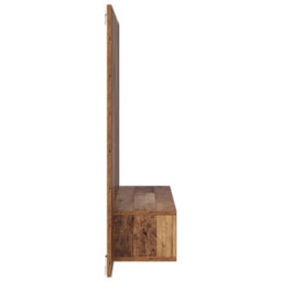 Berkfield Wall Tv Cabinet Old Wood Engineered Wood - thumbnail 6