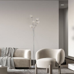 Pagazzi Lighting Pagazzi Kesha 5 Light Floor Lamp Chrome - thumbnail 2