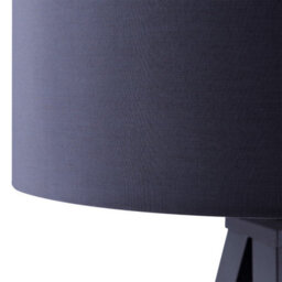 Teamson Home Romanza Tripod Floor Lamp With Grey Finish Shade - 55 X 55 X 157 (Cm) - thumbnail 7