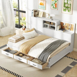 Double Guest Bed Sofa Bed With Wooden Slat Support - thumbnail 4