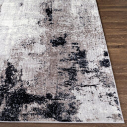 Livabliss Wanderlust-Abstract Grey Ivory Blue Burgundy Modern Marble Living Dining Bedroom Rug 120 X 170 Cm Easy Care, Non Shedding - thumbnail 5