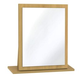 Swift Montana Oak Effect Rectangular Framed Mirror, (H)51Cm (W)48Cm - thumbnail 2