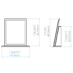 Swift Montana Oak Effect Rectangular Framed Mirror, (H)51Cm (W)48Cm - thumbnail 3