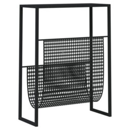 Walplus Magazine Rack Black 35X15X45 Cm Steel - thumbnail 5