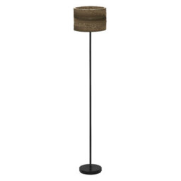 Osram Decor Cardboard Cylinder Floor Lamp E27 Brown Eco Standing Tall Light - thumbnail 2