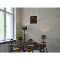 Osram Decor Cardboard Cylinder Floor Lamp E27 Brown Eco Standing Tall Light - thumbnail 7