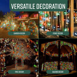 Globrite Garden Fairy Lights - 50 Led, Multi-Coloured - Battery Operated String Lights With Remote Control & 8 Lighting Modes - thumbnail 3