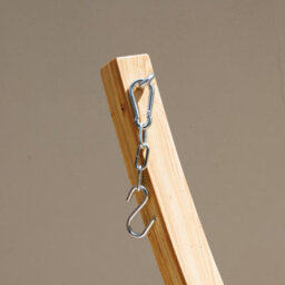 Primrose Blush Hammock With Natural Wooden Stand - thumbnail 9