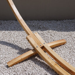 Primrose Blush Hammock With Natural Wooden Stand - thumbnail 5