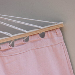 Primrose Blush Hammock With Natural Wooden Stand - thumbnail 3