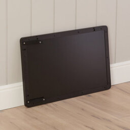 The Furniture Market Chic Small Rectangle Black Framed Metal Wall Mirror 80Cm X 50Cm - thumbnail 8