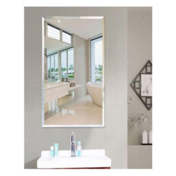 Deenz 30X45Cm Frameless Rectangle Wall Mounted Mirror Frameless Bathroom Living Room A Must Have Mirror Home Decor - thumbnail 1