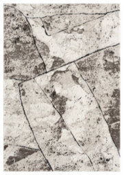 Eleanor Modern Embossed Contemporary Living Room Area Rug - Slate Design,mocha,160 X 230 Cm - thumbnail 2