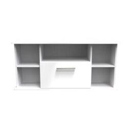 Harrow Corner Tv Unit In White Gloss (Ready Assembled)