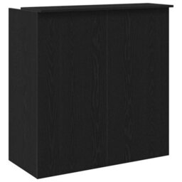 Berkfield Durable Reception Desk Black Oak 100X50X103.5 Cm Engineered Wood - thumbnail 7