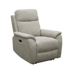 Aspire Richmond Power Recliner Armchair (1 Seater), Chenille Grey - thumbnail 3