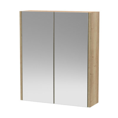 Balterley Winshill Mirror - Light Oak - 600mm - image 1