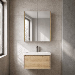 Balterley Winshill Mirror - Light Oak - 600mm - thumbnail 2