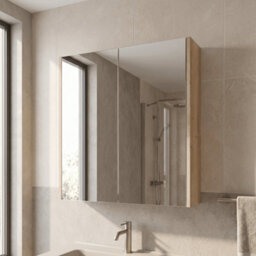 Balterley Winshill Mirror - Light Oak - 600mm - thumbnail 4